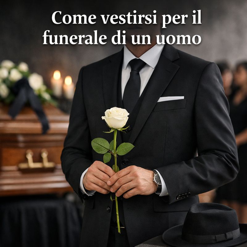 Come vestirsi per un funerale di un uomo